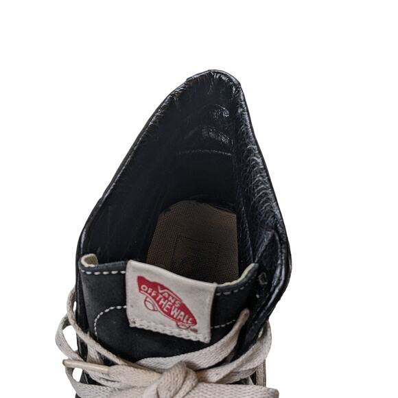 VANS Shoes Sk8 Hi Canvas Skateboard Mens 8 Womens 9.5 High Top Off Wall Sneakers - Picture 4 of 11